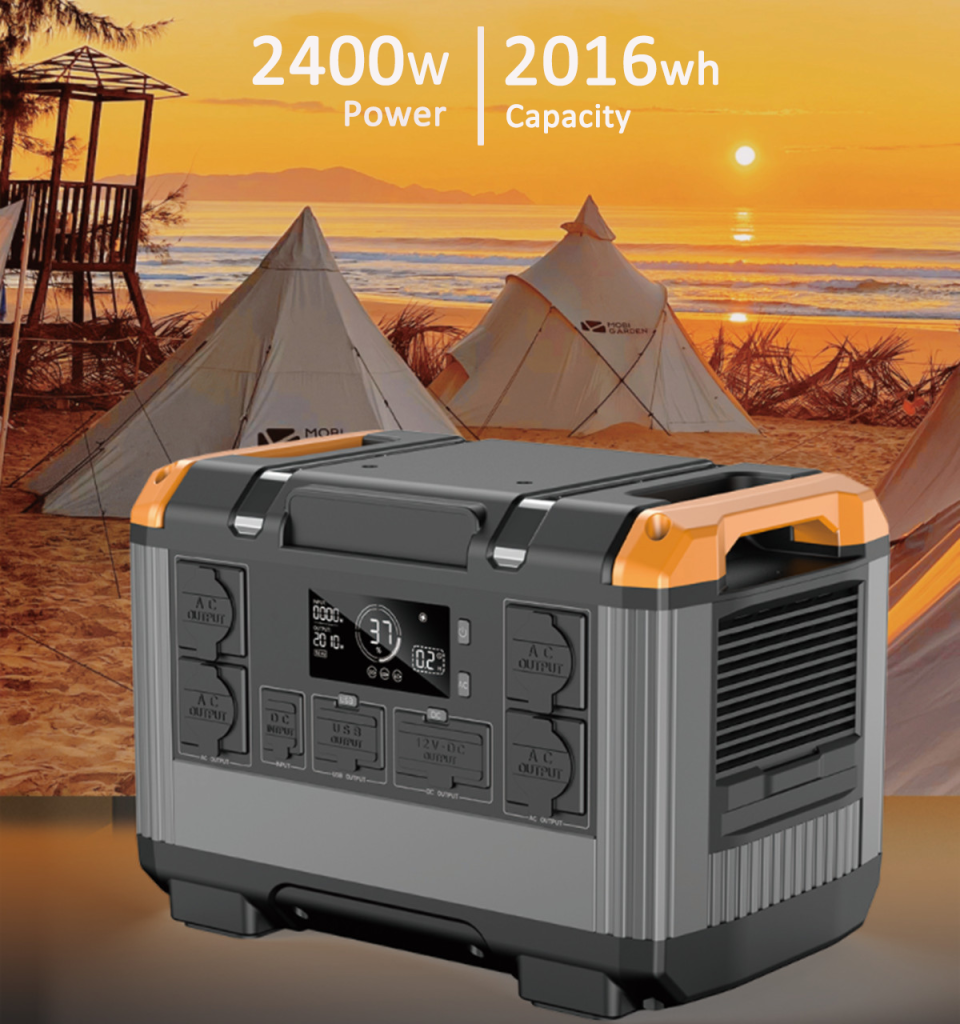 2400w solar portable power station