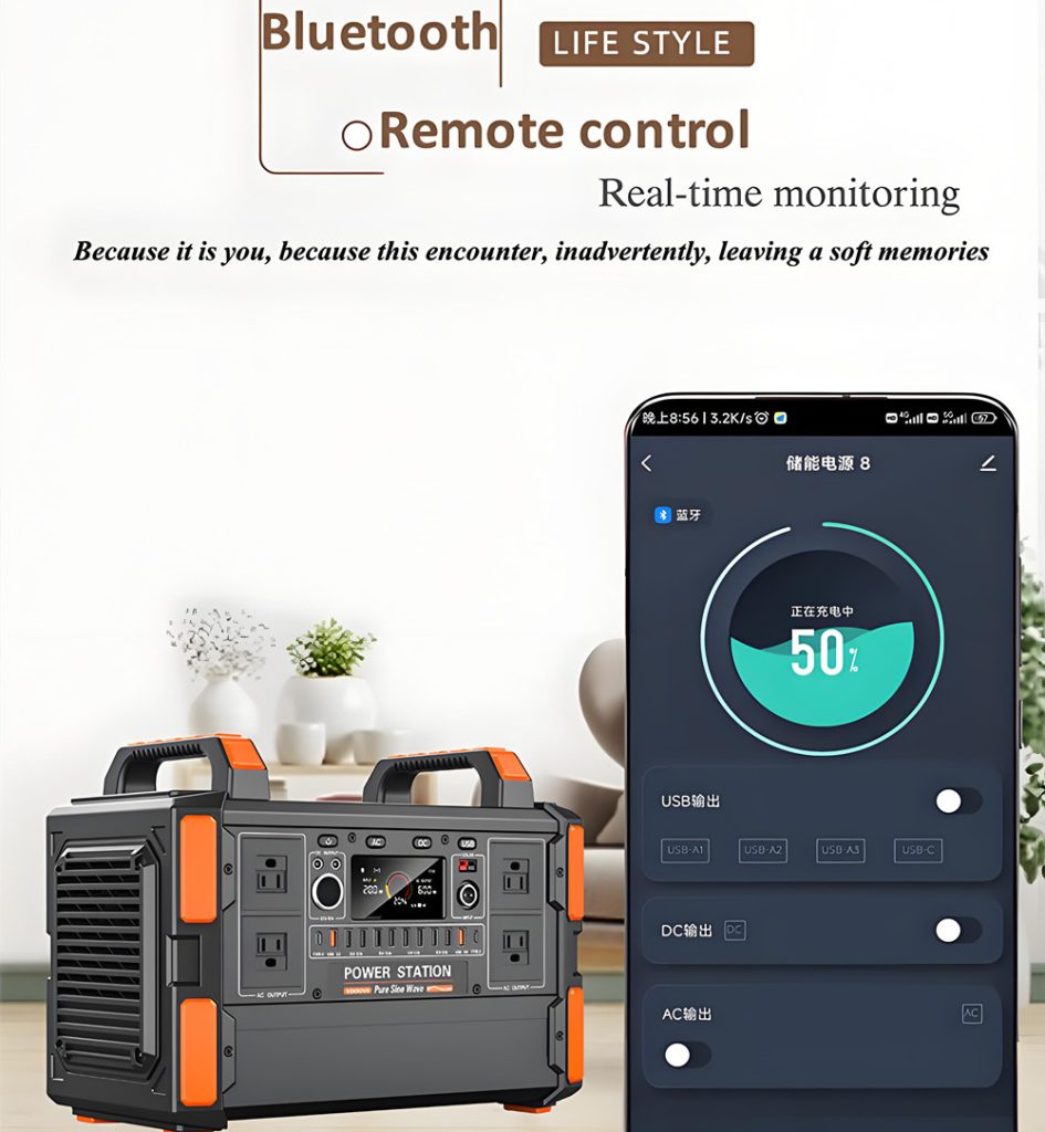 1200w solar portable power station