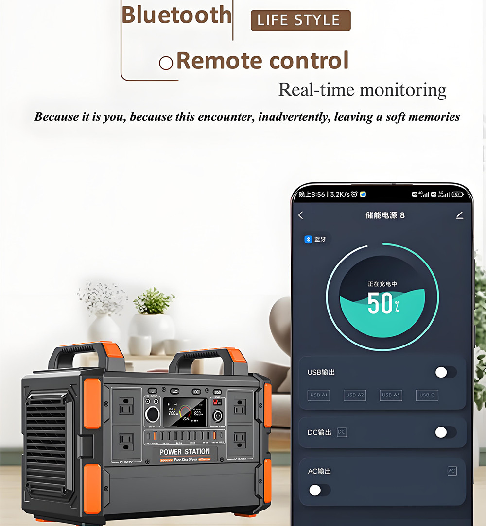 1200w solar portable power station