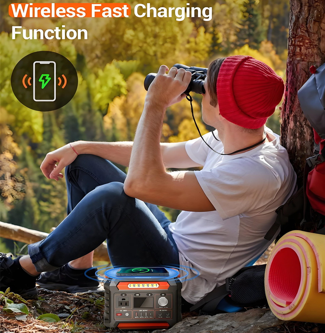 300w solar portable power station