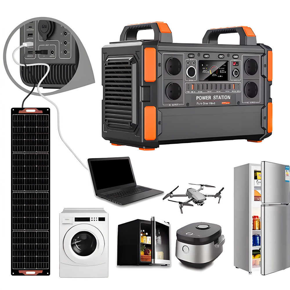 1200w solar portable power station