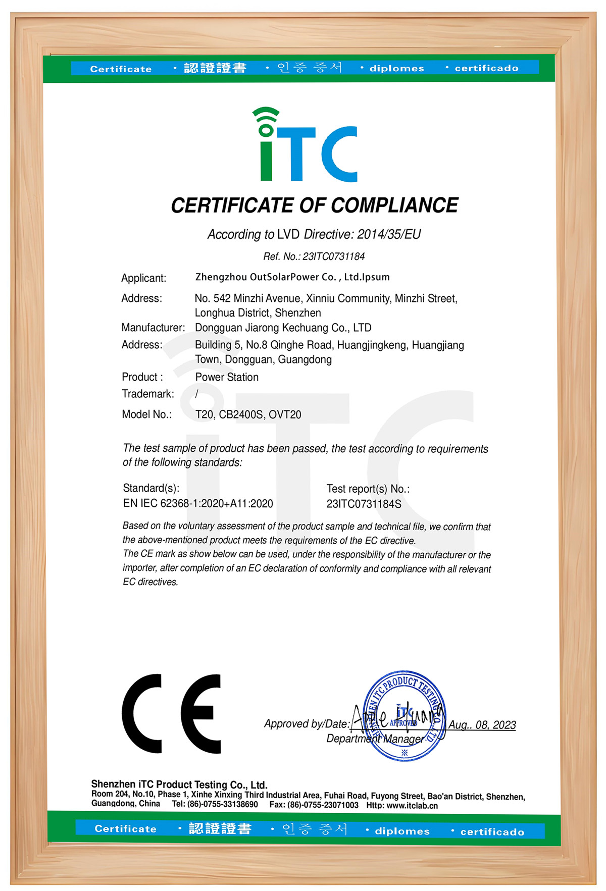 2400w solar portable power station