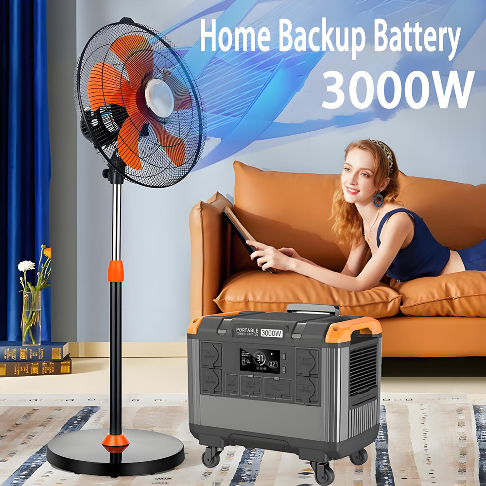3000w solar portable power station