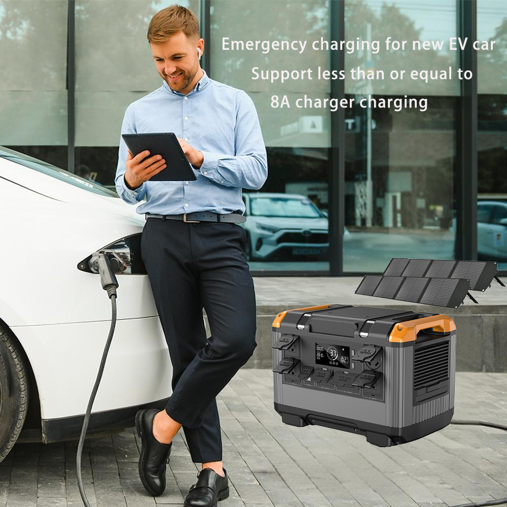 2400w solar portable power station