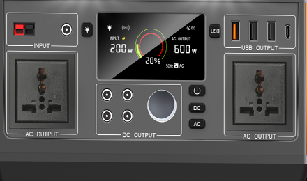 600w solar portable power station