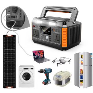 600w solar portable power station