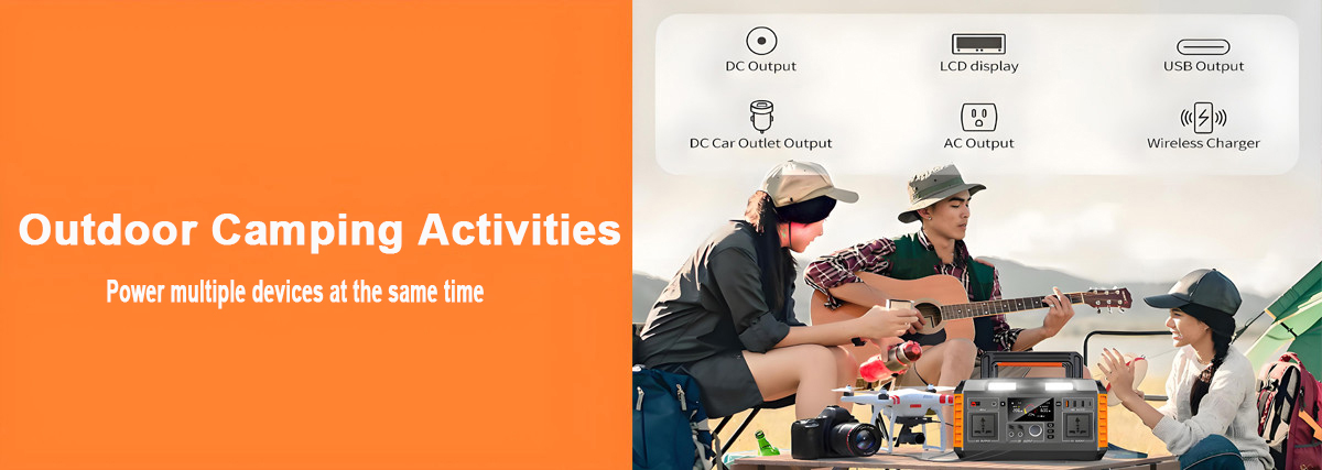 600w solar portable power station