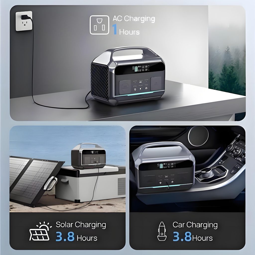 500w solar portable power station neo