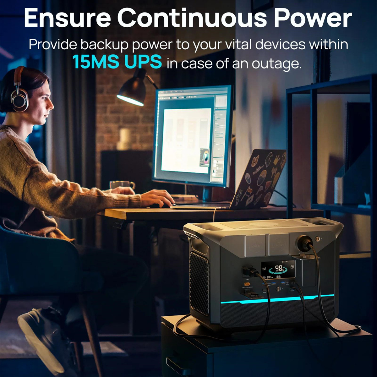 1500w solar portable power station