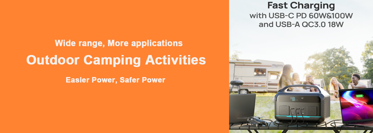 600w solar portable power station