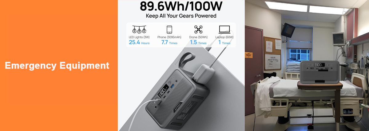 100w solar portable power station