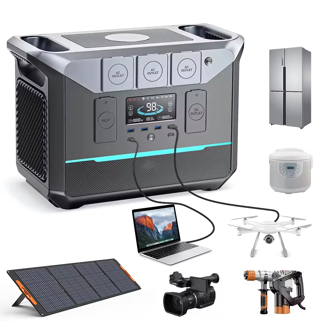 1500w solar portable power station