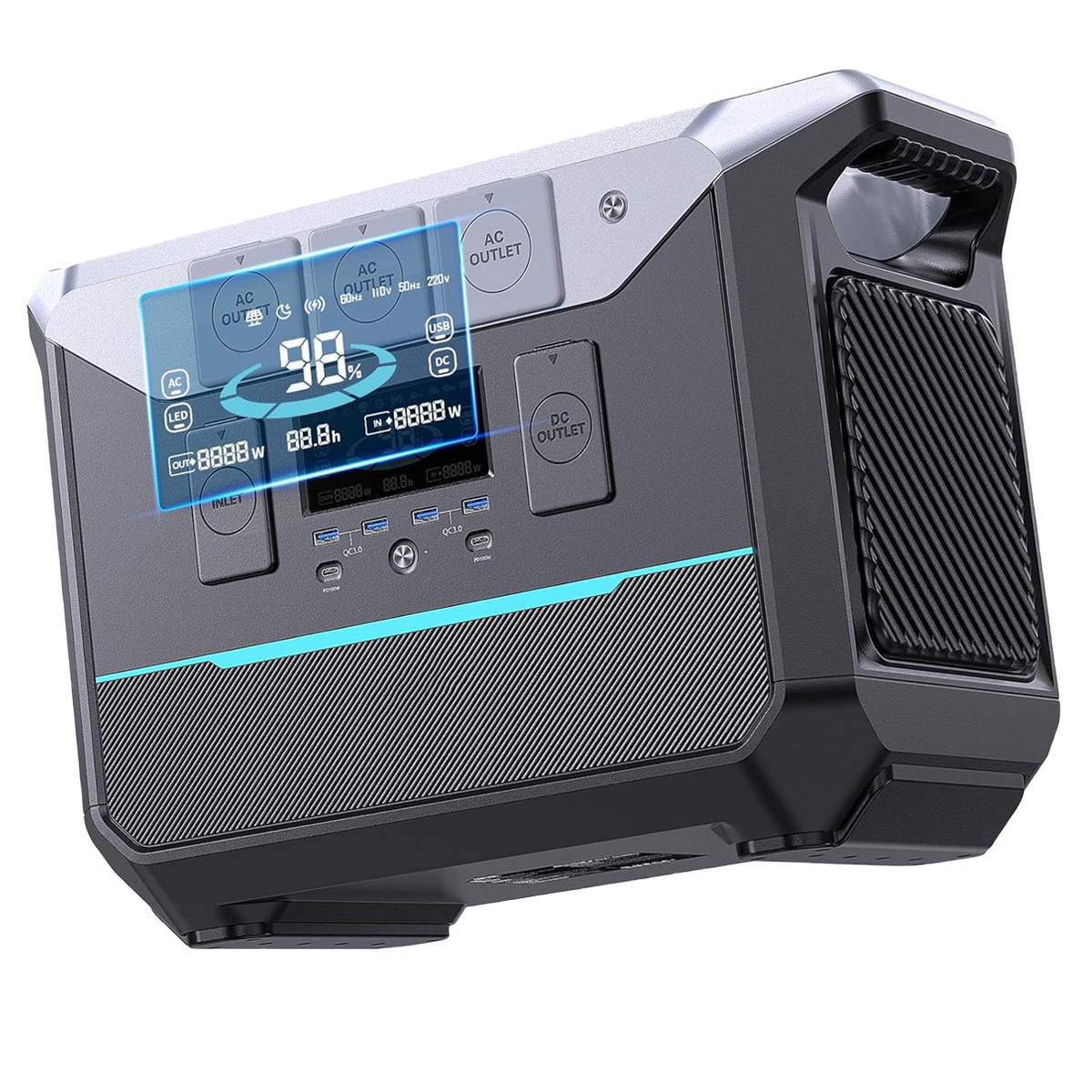 1500w solar portable power station